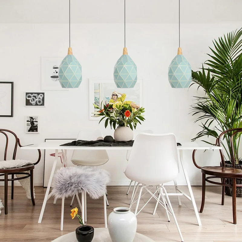 Modern industrial art pendant light E27 220v hanging lamp loft decoration living room study pendant lamp office bedroom cafe bar