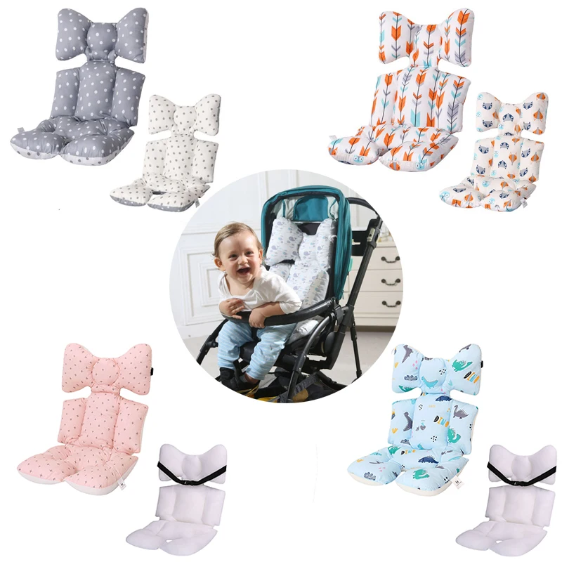 Двусторонняя детская подушка для детской коляски с принтом теплые подушки