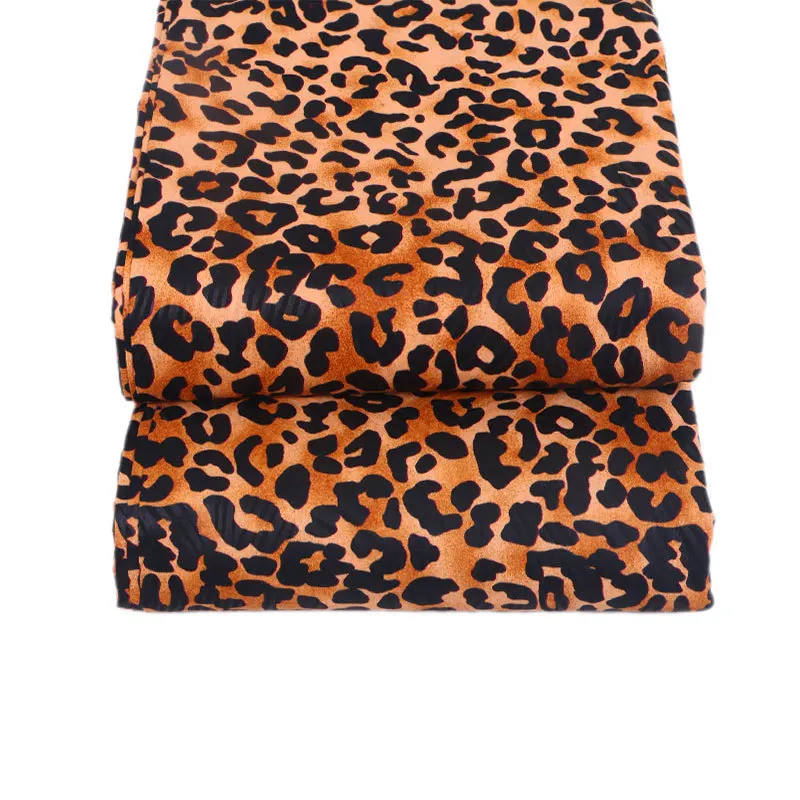 

2019 Fashionable Popular Leopard Print 100% Polyester African Ankara High Quality Veritable Real Wax Fabric 6 Yards\Lot