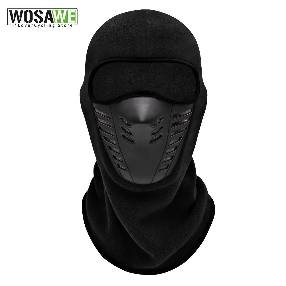 WOSAWE зимняя велосипедная маска для лица флис Термальность Балаклава Утепленная