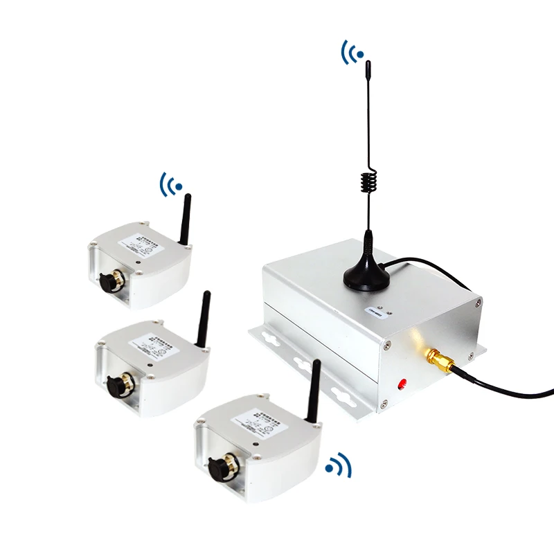 

LORA Wireless Inclinometer Tilt inclination sensor RTU System Modbus Gateway 868 MHz, 433MHz optional ZCT800ML-S215