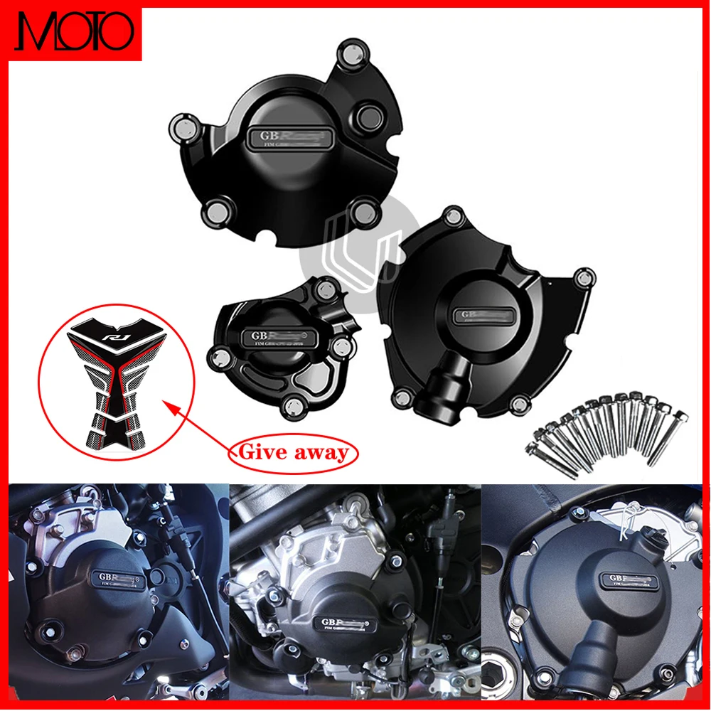 Чехол для защиты двигателя чехол мотоциклов GB Racing YAMAHA R1 R1M 2015 2016 2017 2018 2019 2020