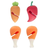 4pcs spill proof steam releasers silicone silicone food shape lid lifters