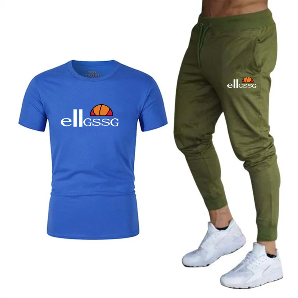

2021 spring and summer sportswear training suit basketball sportswear running training suit + casual pants daily trousers