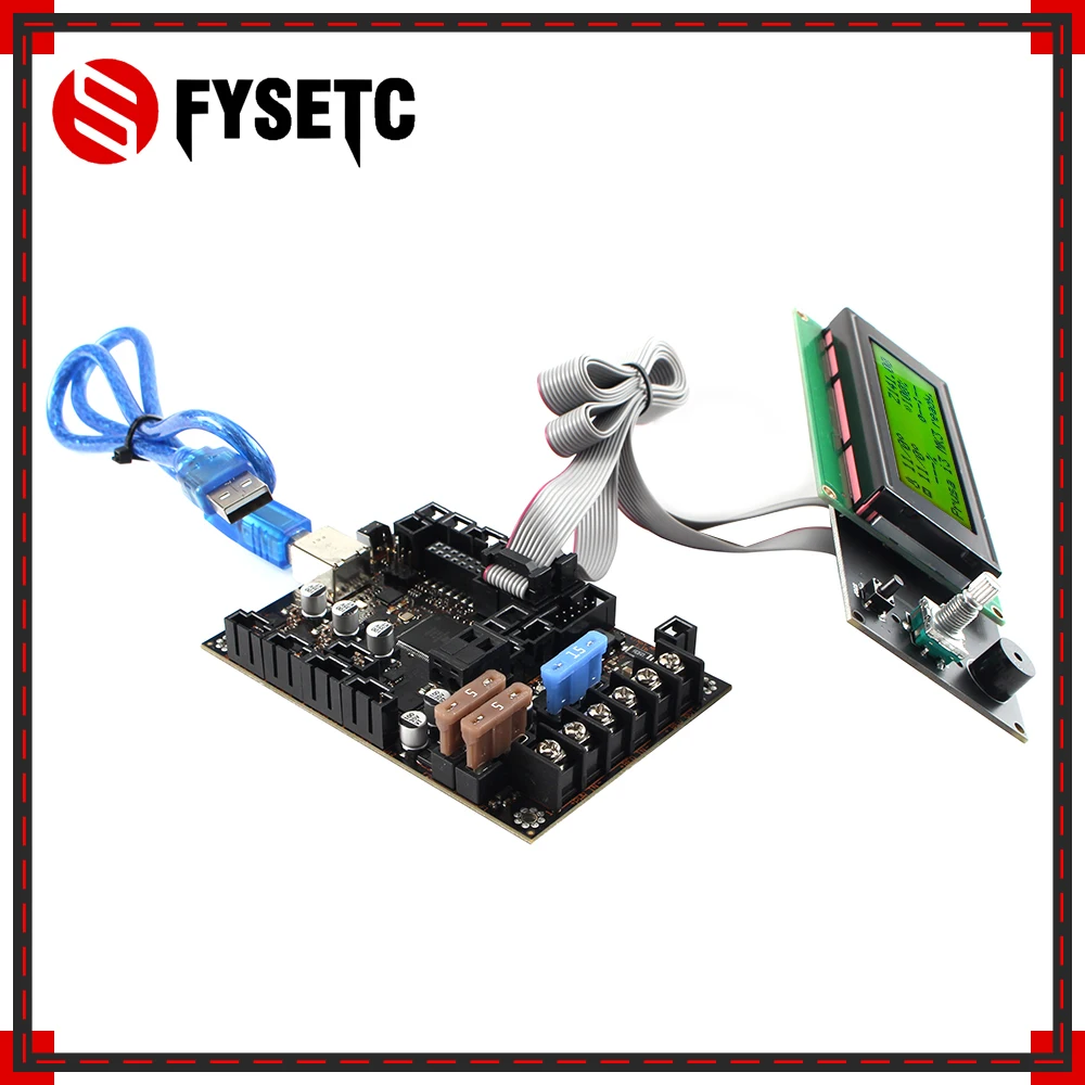 

2004 ЖК-дисплей + системная плата EinsyRambo 1.1b для Prusa i3 MK3 с 4 транзаминовыми TMC2130, управление 4 переключаемыми выходами Mosfet