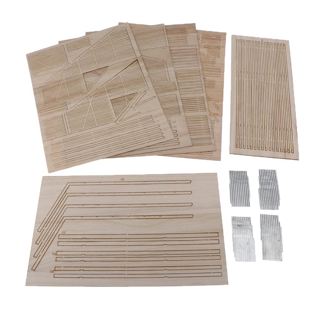 

1:35 DIY Military Dioramas Building Model Kits Wooden Ruins Scenery Layout