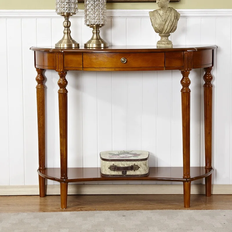 

European-style porch table porch cabinet foyer porch corridor wall decoration cabinet with drawer corridor porch