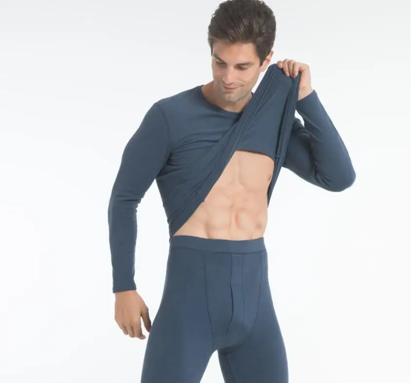 Нижнее белье зимнее теплое Ropa Termica Mujer мужское термобелье женский костюм с начесом длинный рукав термо рубашка кальсоны