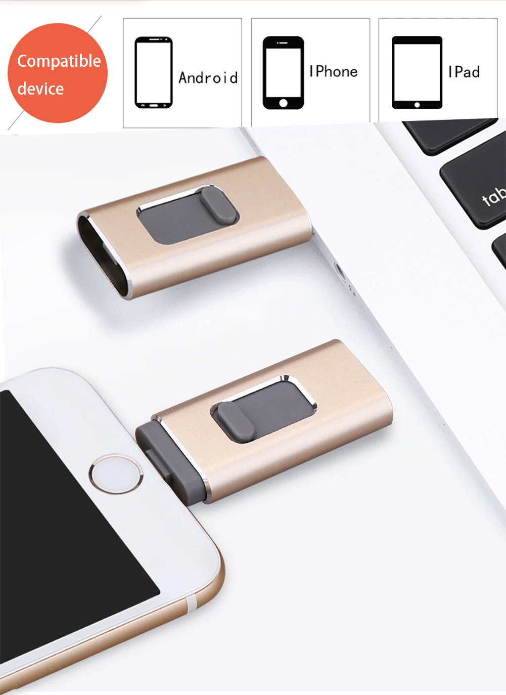 BRU Usb 3.0 флешка для Iphone Ipad lightning Android, смартфон, планшет, ПК, флешки 8 ГБ 16 ГБ 32 ГБ 64 ГБ 128 ГБ 256 ГБ Usb флэшка