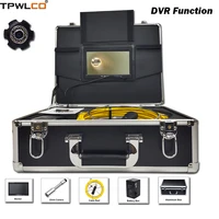 7inch 20 50m cable 23mm plumbing pipe inspection camera for endoscope video equipment system with 8gb sd card dvr function
