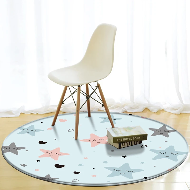 

Children's Carpet Floor Mats Game Learn Baby Play Round Carpet Bedroom Decoration Carpets for Living Room Bathroom Mat Balcony