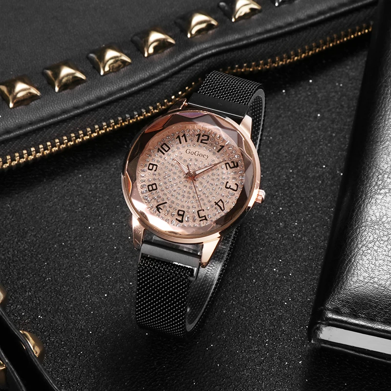 

Watch Women Starry Sky Female Clock Quartz Wristwatch Gogoey Brand Women's Watch Diamond Luxury Ladies reloj mujer relogio