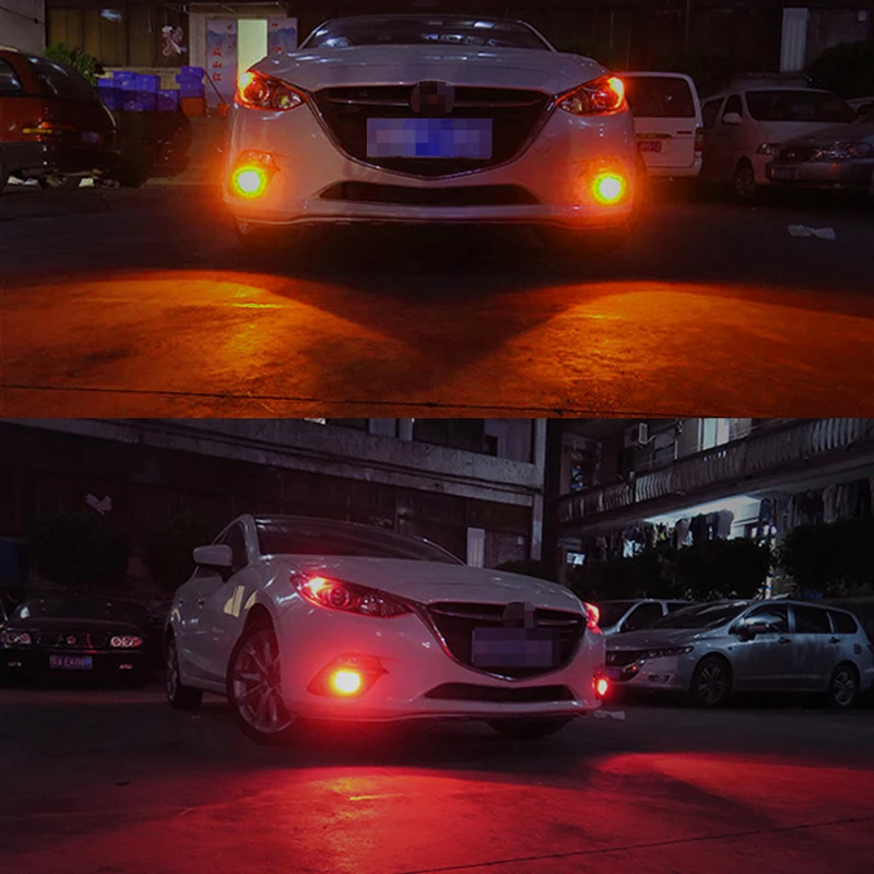 Автомобильные светодиодные лампы RXZ 12-24 в 1 шт. P13W светодиодный 16 5202 H11 LED 9005 HB3 9006 HB4