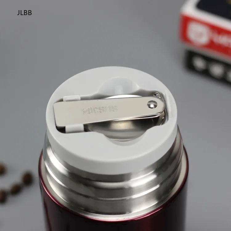 Термос для Еда контейнер с ложкой нержавеющая сталь термос Термокружка тепловой