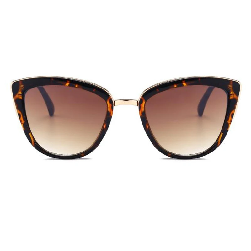 Роскошные солнцезащитные очки кошачий глаз женские модные брендовые