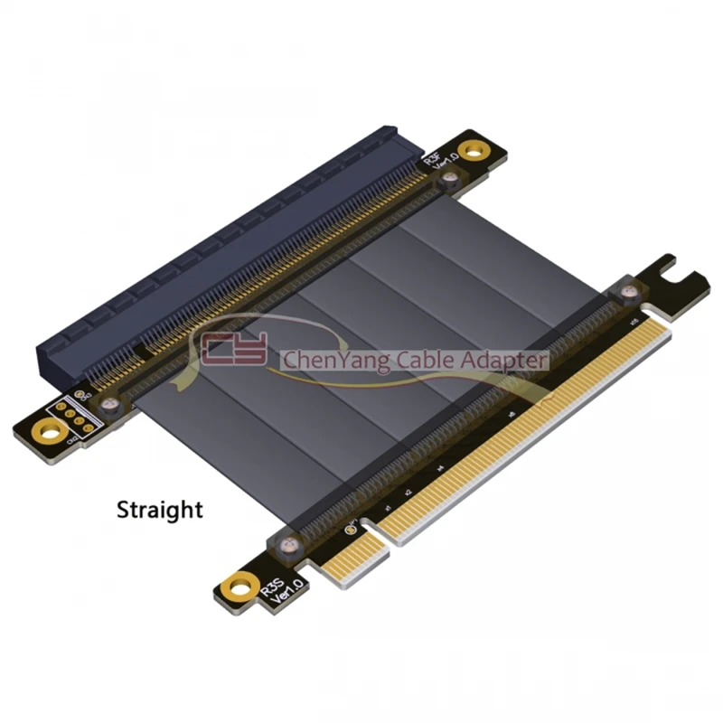 0.1m 0.5m Gen3.0 PCI E 3.0 16X Graphics Card Vertical Bracket/base A TX Chassis Flexible Extension Cable Adapter GPU | Компьютеры и