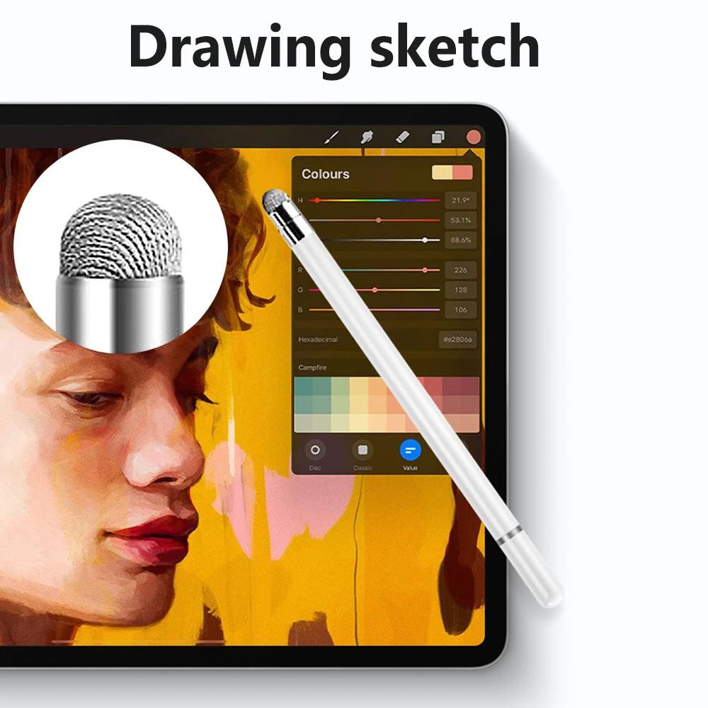 Стилус для планшета iPad ручка iPhone Huawei Xiaomi Apple карандаш универсальный стилус 2 в 1