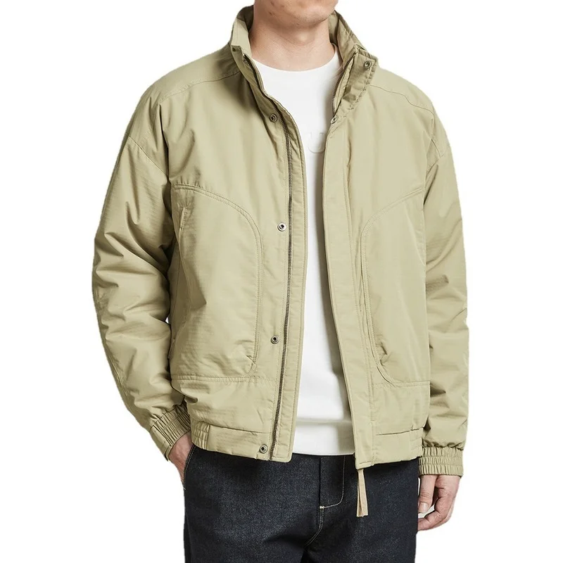 Stand-up Collar Lightweight Down Jacket Men's Winter Men's New Style Men's Autumn and Winter Thick Warm Jacket