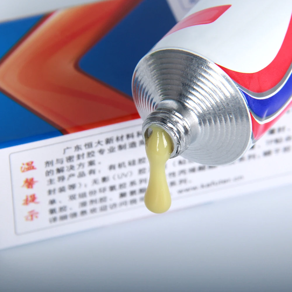 

New Kafuter K-1668 Industrial Glue 85g Electronic Components Positioned Fixed Adhesives Yellow Glue Retardant