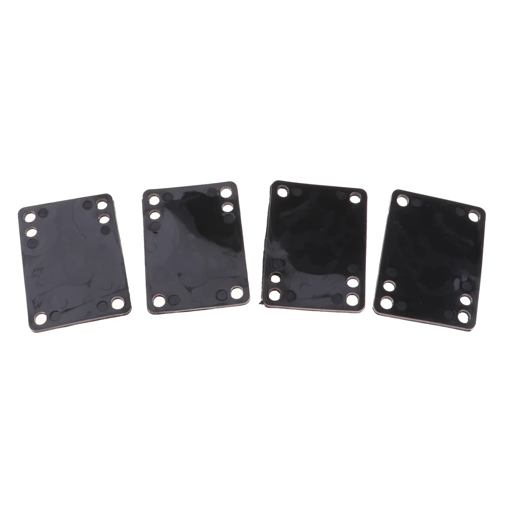 

4 Pieces Skateboard Riser Pads Longboard Shockpads Trucks Deck Replacement Part for Skateboarding 76x55mm