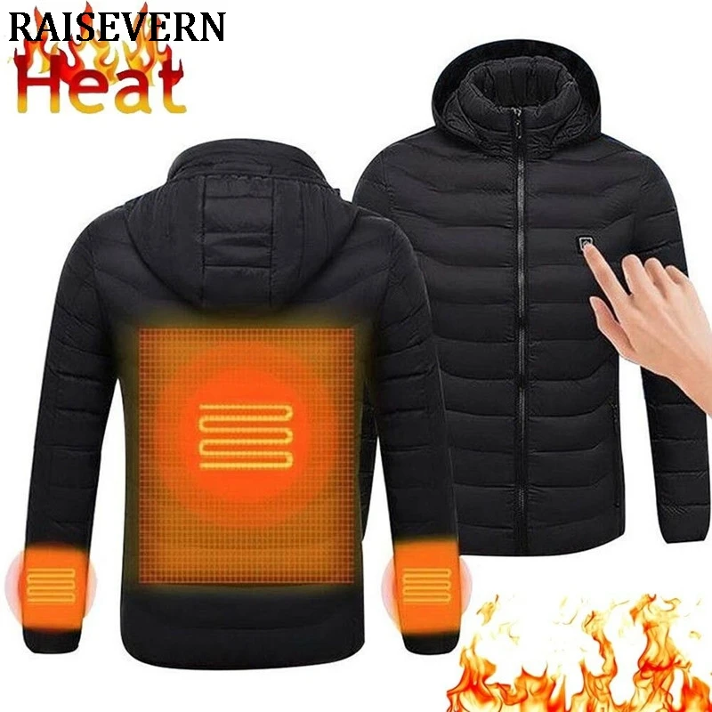 Теплые куртки жилет пуховик хлопок для мужчин и женщин пальто улицы USB