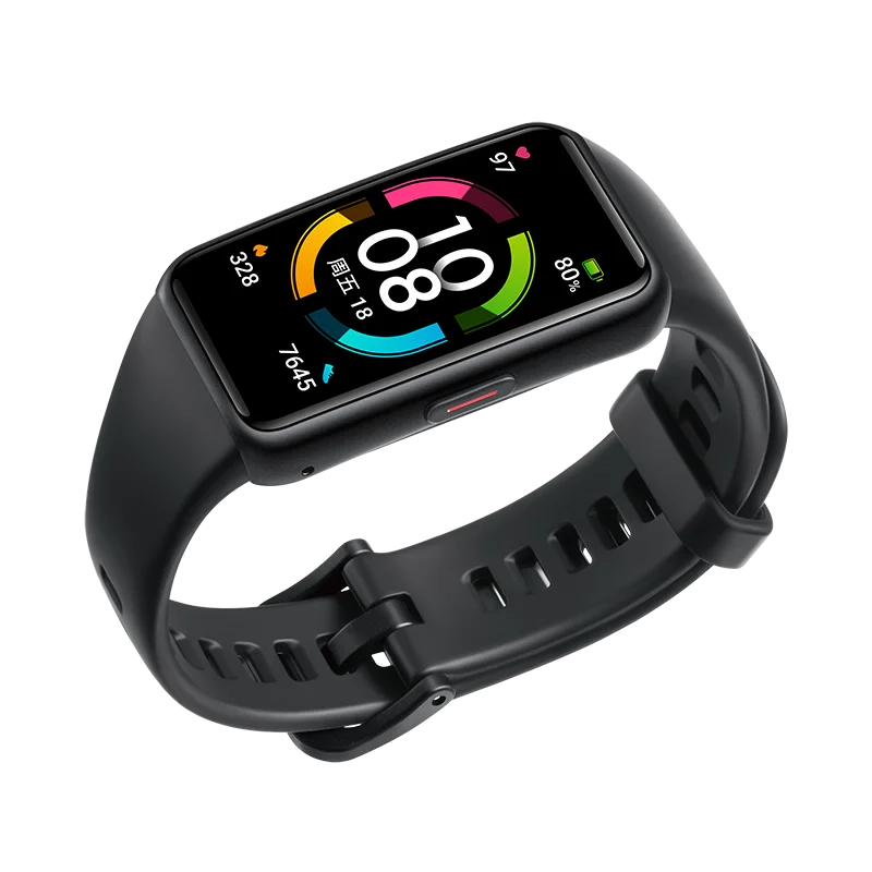 

CN Version Honor Band 6 Smart Wristband 2 Weeks Battery Life 1.47" AMOLED Screen Blood Oxygen Heart Rate Sleep Monitor