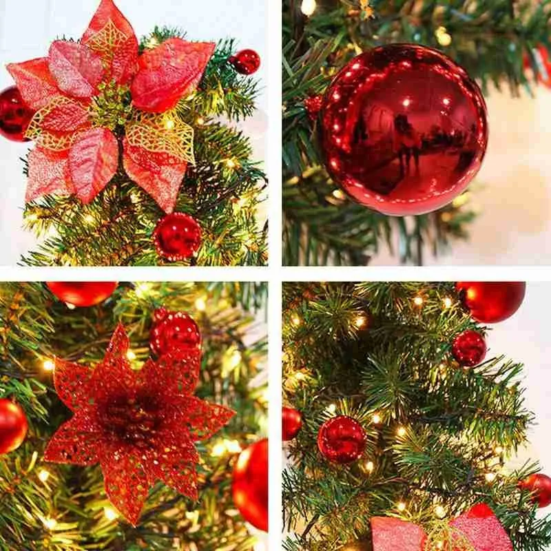 

270cm Christmas Cane Garland Christmas Rattan With Bows Pvc Encrypted Decoration For Home Party New Year Supplies Cane Garland