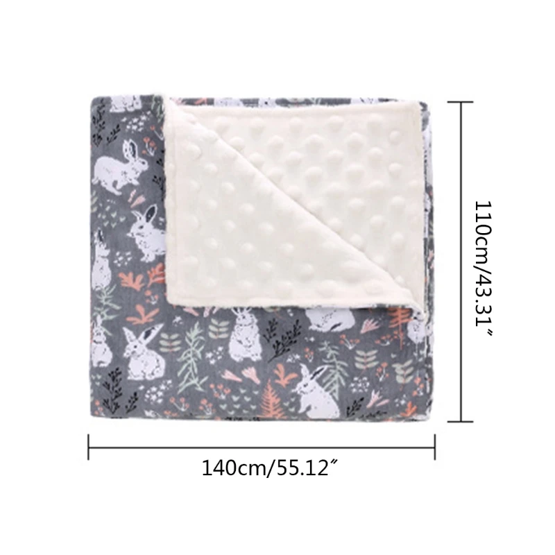 

110x140cm Baby Appease Blanket + Doll Set Newborn Soft Warm Air Conditioner Swaddle Wrap Bedding Kids Bath Towel