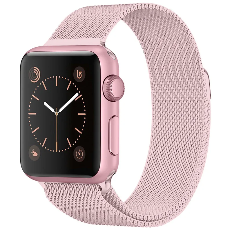 Ремешок для часов, Миланская петля, ремешок для наручных часов Apple Watch, версии 5 4 40 мм 44 мм, ремешок для наручных часов iWatch серии 1/2/3, 42 мм, 38 мм, Ремешок Браслет Нержавеющая сталь