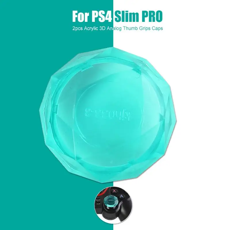 Модные Акриловые 3D аналоговые захваты для больших пальцев прозрачные колпачки