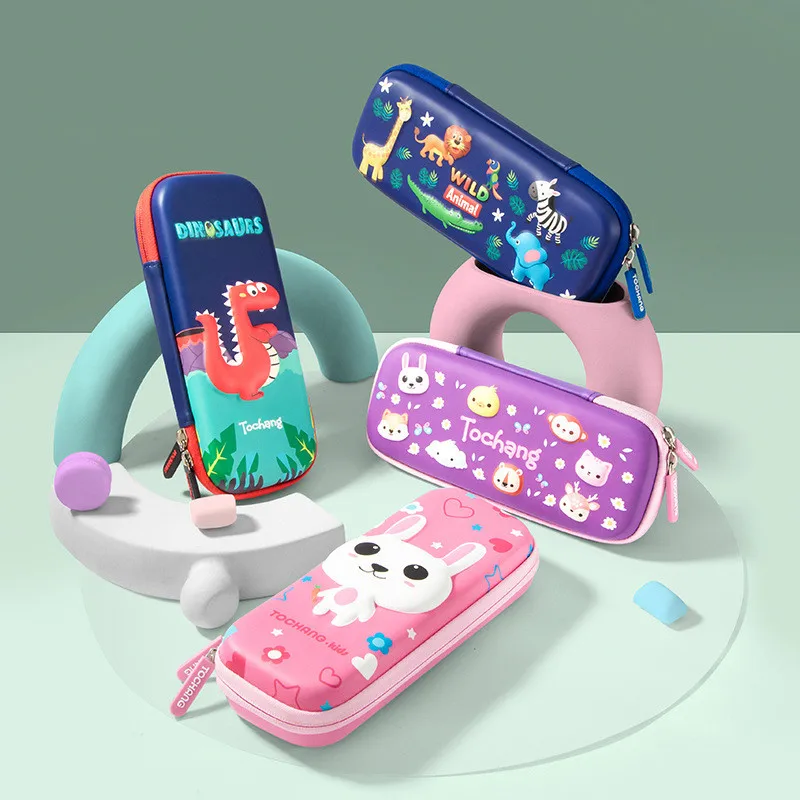 Кавайный пенал симпатичный карандаш коробка trousse scolair emultifunctional школьные