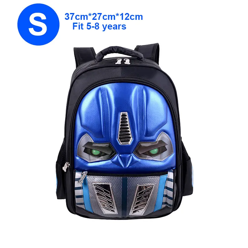 small size blue Красочный Светодиодный светильник с машинкой для маленьких девочек, детский сад, школьная сумка, рюкзак, школьные сумки, холщовые рюкзаки для детей, студенческие рюкзаки - Цвет: small size blue