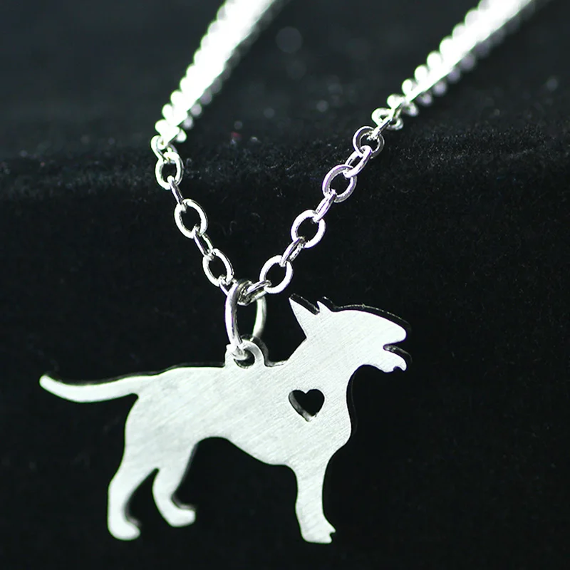 Модное ожерелье с подвеской в виде аргентинского дого милая собака ожерелья из