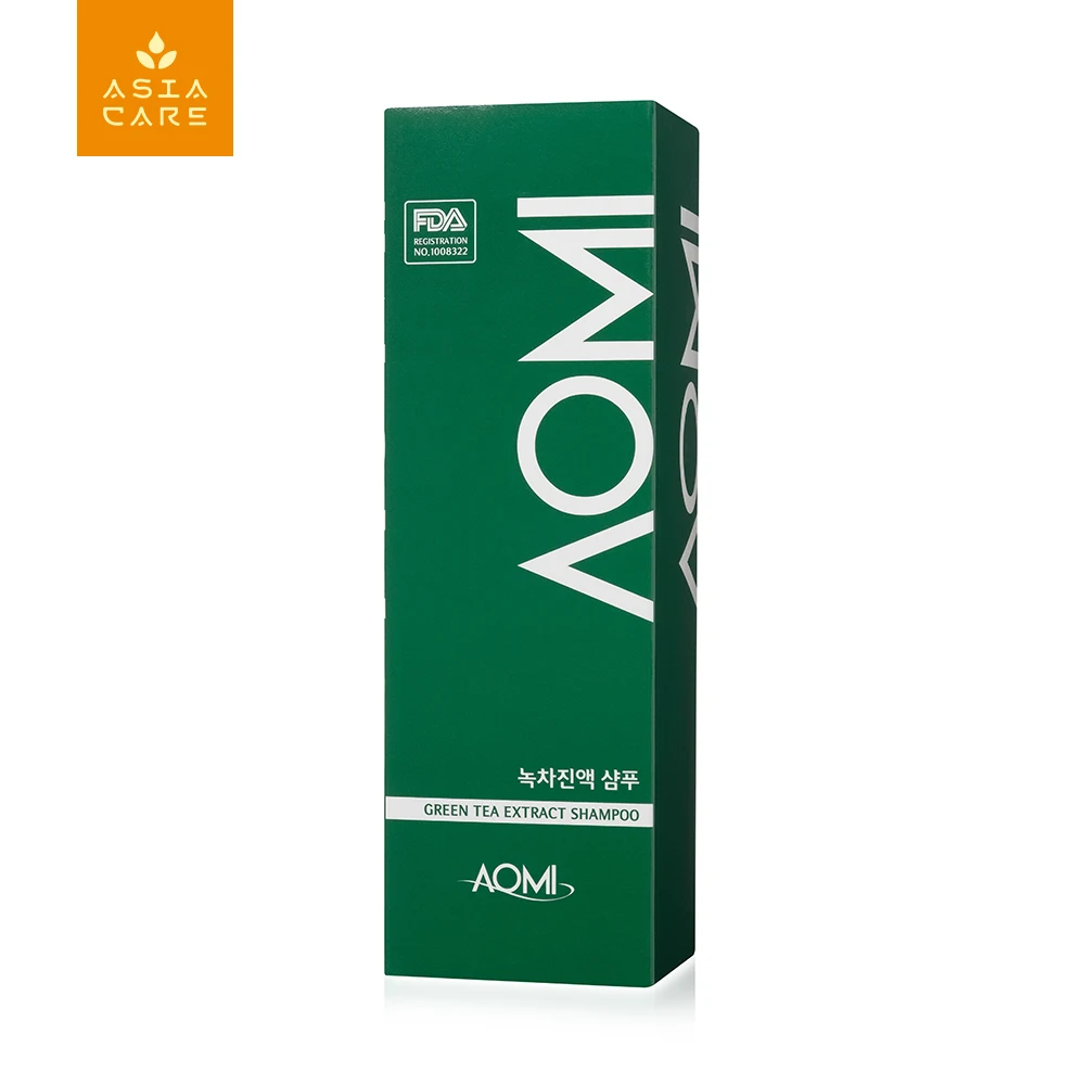 Шампунь для волос AOMI Green Tea Leaf Extract Shampoo с экстрактом листьев зелёного чая 500
