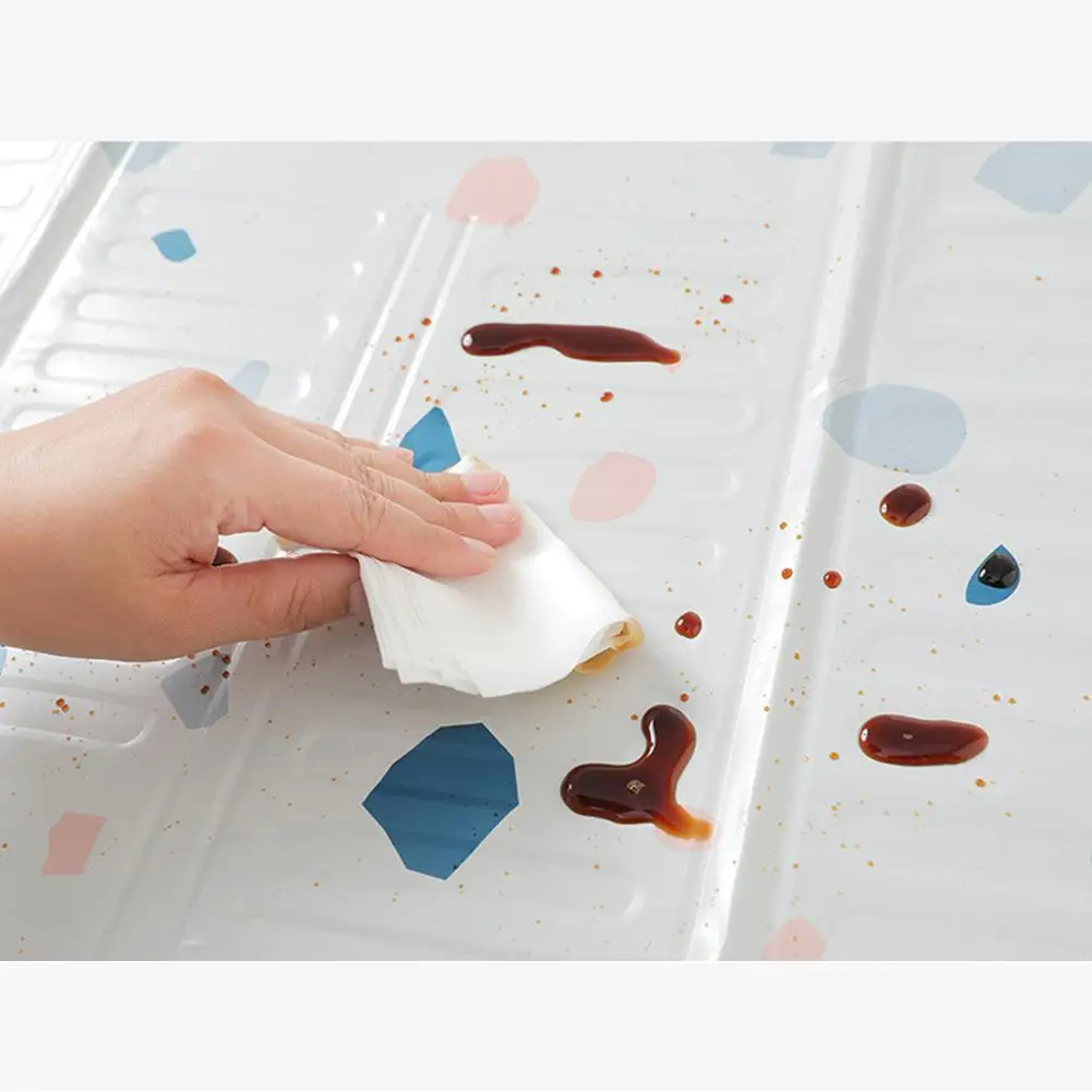 Защитная панель от брызг геометрический принт блочная Барьерная плита из