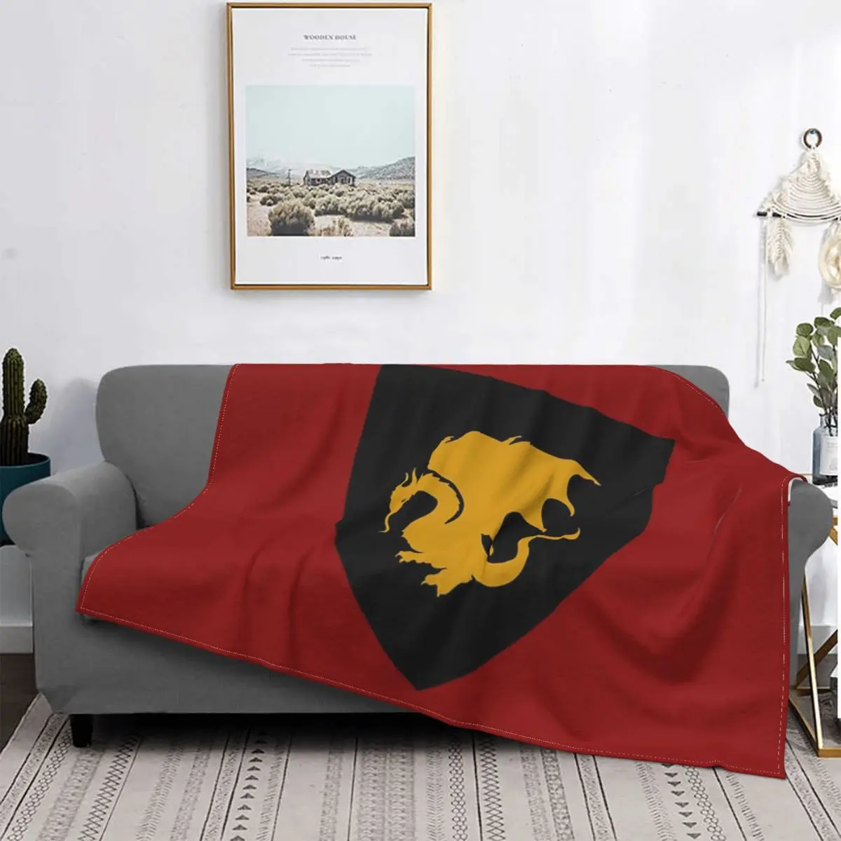 

Manta de protección Pendragon, colcha de cama a cuadros, colcha de lana, colcha de verano