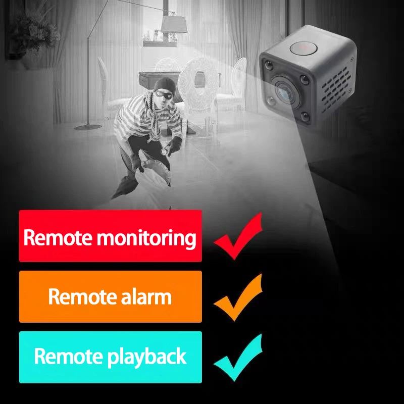 Q9 Mini Camera Original 1080P IP Camera smart Home Security IR Night Magnetic Wireless Mini Camcorder Surveillance Wifi Camera