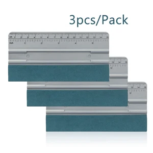 Скребок EHDIS из углеродного волокна, виниловая пленка для автомобиля, 3 шт., для скребка, замша, войлок, без царапин, оконный скребок оттенок, инструменты для очистки водой