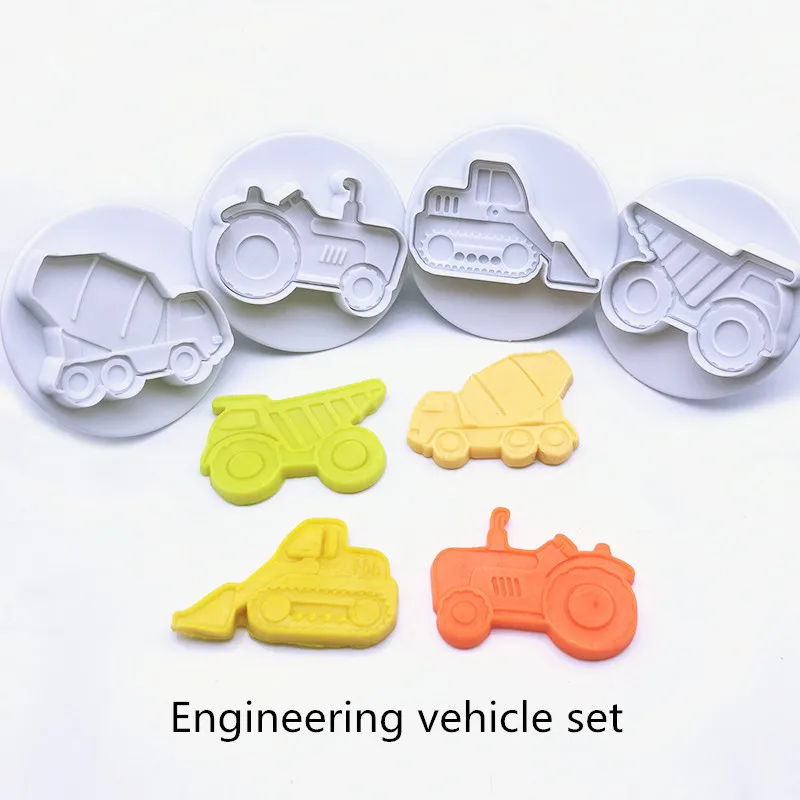 4 шт. транспортных средств формочка для печенья кекс Кондитерские инструменты