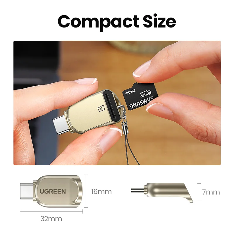 Устройство для чтения карт памяти UGREEN USB C TF Micro SD Type 3 0 OTG|Картридеры| |