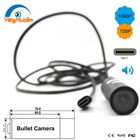 1080p mini bullet usb camera type c interface with mic suppoted otg for intelligent machineandroid device helmet police popular