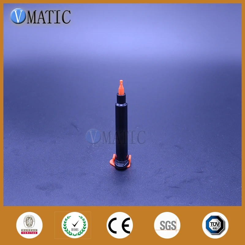 

High Quality 3cc/ 3ml Black Glue Dispensing Syringe Barrel Pneumatic Syringe With Piston/End Cover & Stopper