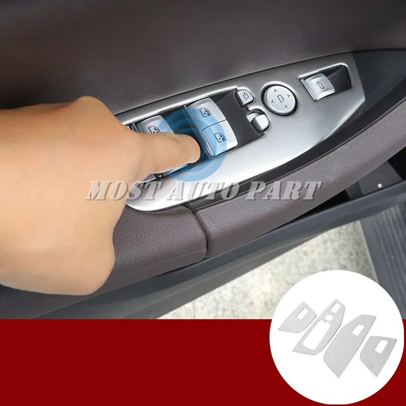 

Inner Car Door Window Switch Button Trim Cover For BMW X3 X4 G01 G02 2018-2021 Car accesories interior Car decoration