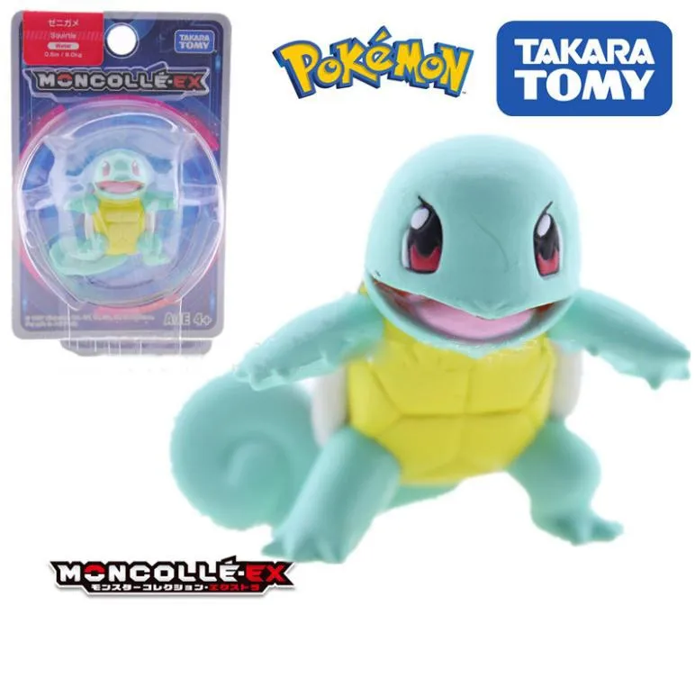 

Tomica Pokemon Elf Figure Model Toys Pocket Monster Dolls Claw Machine Toys For Children Collectible Pikachu Newtwo Squirtle Toy