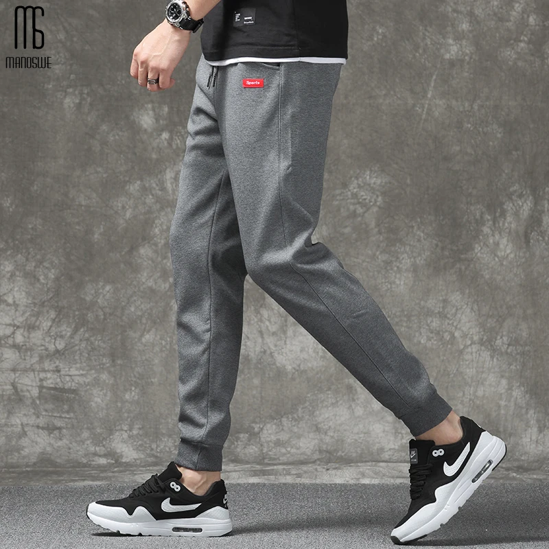 Мужские повседневные брюки Manoswe тонкие эластичные спортивные штаны свободного