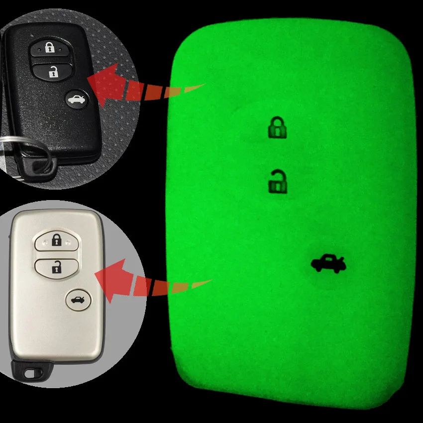 1 шт. моющийся Мягкий силиконовый чехол для автомобильных ключей с 3 кнопками Subaru