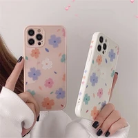 retro kawaii sweet romantic flower japanese phone case for iphone 13 11 12 pro max xr xs max 8 plus x 7plus case cute soft cover