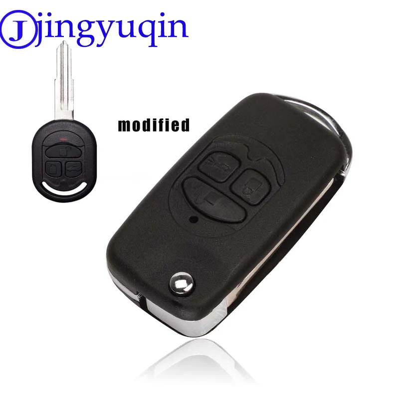 Jingyuqin модифицированный складной пульт дистанционного ключа оболочки для Buick Excelle 2005- 3 кнопки Автомобильный ключ оболочки Чехол