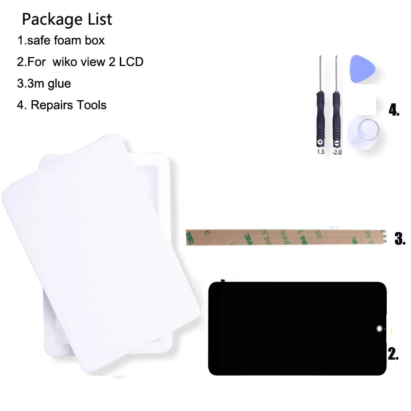 

For Wiko View 2 LCD Display +Touch Screen Digitizer Assembly Replacement Parts 6.0 inch For Wiko View 2 W_C800 C800 LCD