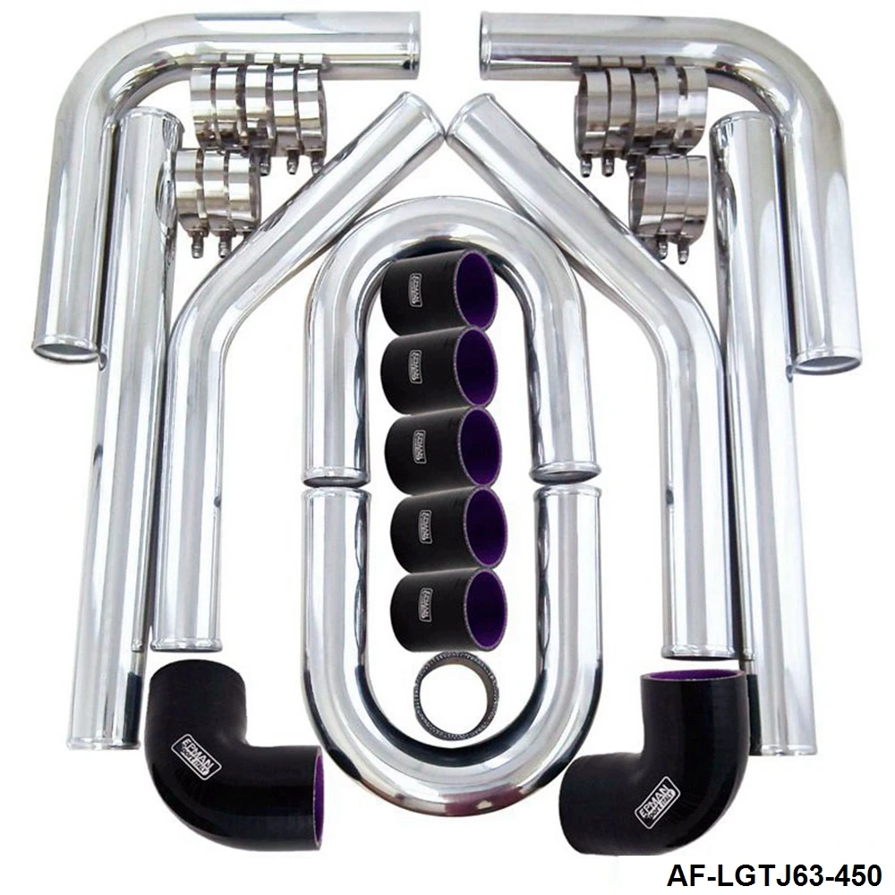 Универсальная Черная Полированная Алюминиевая фототрубка 2 5 дюйма 63 мм набор для